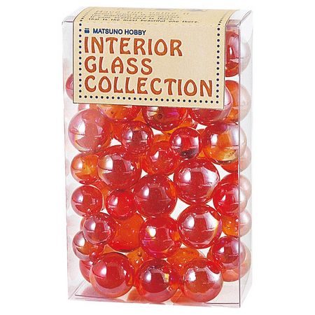 松野ホビー/オーロラカラーマーブル　レッド/J1127【01】[12袋] 花資材・フローリスト道具 デコレーションパーツ・素材 カラーサンド、ストーン