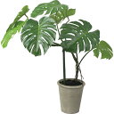 【直送】【人工観葉植物】YDM/モンステラポット グリーン/GLA-1548-NGR ※代引返品キャンセル不可【07】 造花(アーティフィシャルフラワー) 造花...