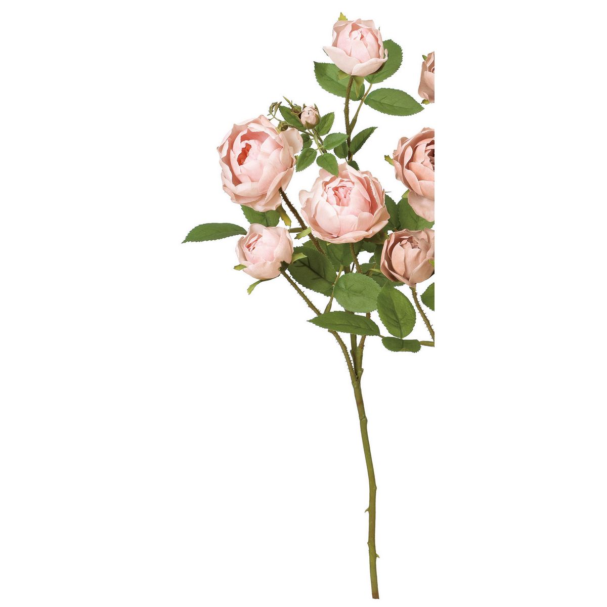 【造花】アスカ/ローズ×4 つぼみ×3 #003A アンティークピンク/A-34401-3A【01】 造花（アーティフィシャルフラワー） 造花 花材「は行」 バラ