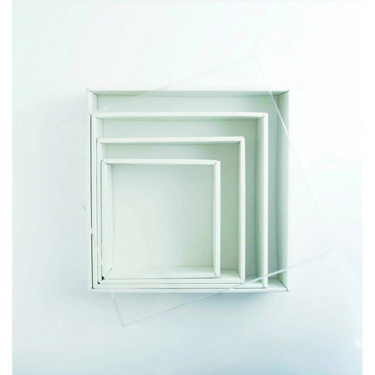 東花/FM カラーリースボックス30 5セット入り ホワイト×ホワイト/87261【01】 ラッピング用品 、梱包資材 ラッピング箱・ギフトボックス リースボッ...