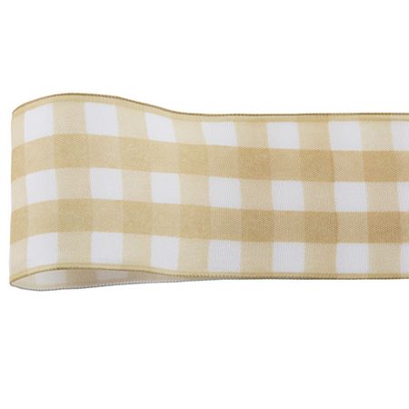 青山リボン/キャロウェイ3 40×10 ＃019/3347-19【01】 リボン パターンリボン チェック柄パターンリボン