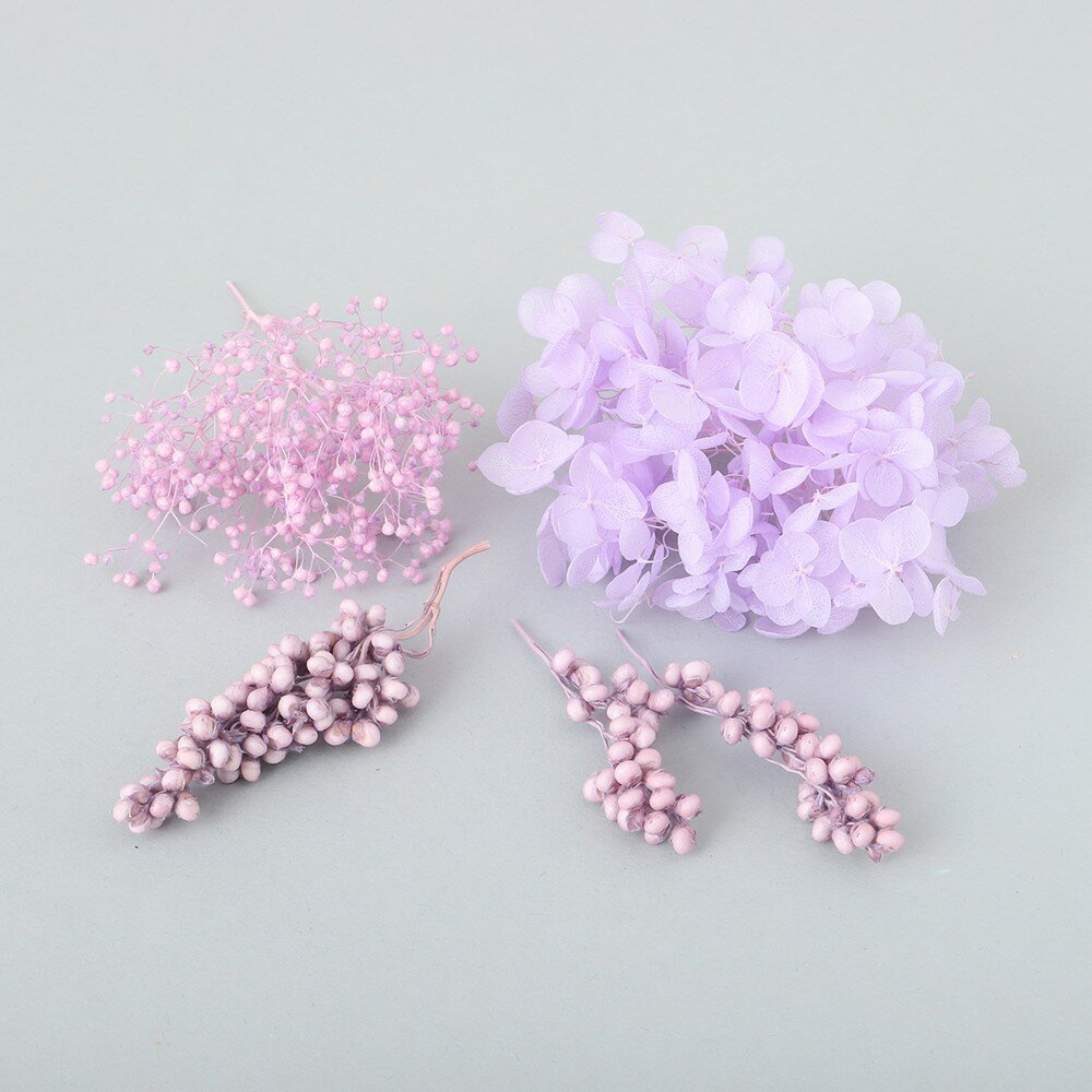 東花/FM フラワーアソート 3種アソート ライラック/80689【01】 プリザーブドフラワー プリザーブドフラワー花材 その他プリザーブドフラワー花材のサムネイル