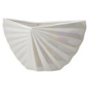 クレイ/Kuori_35L13W21H PEARL WHITE/170-589-104【01】 花器、リース 花器・花瓶 陶器花器