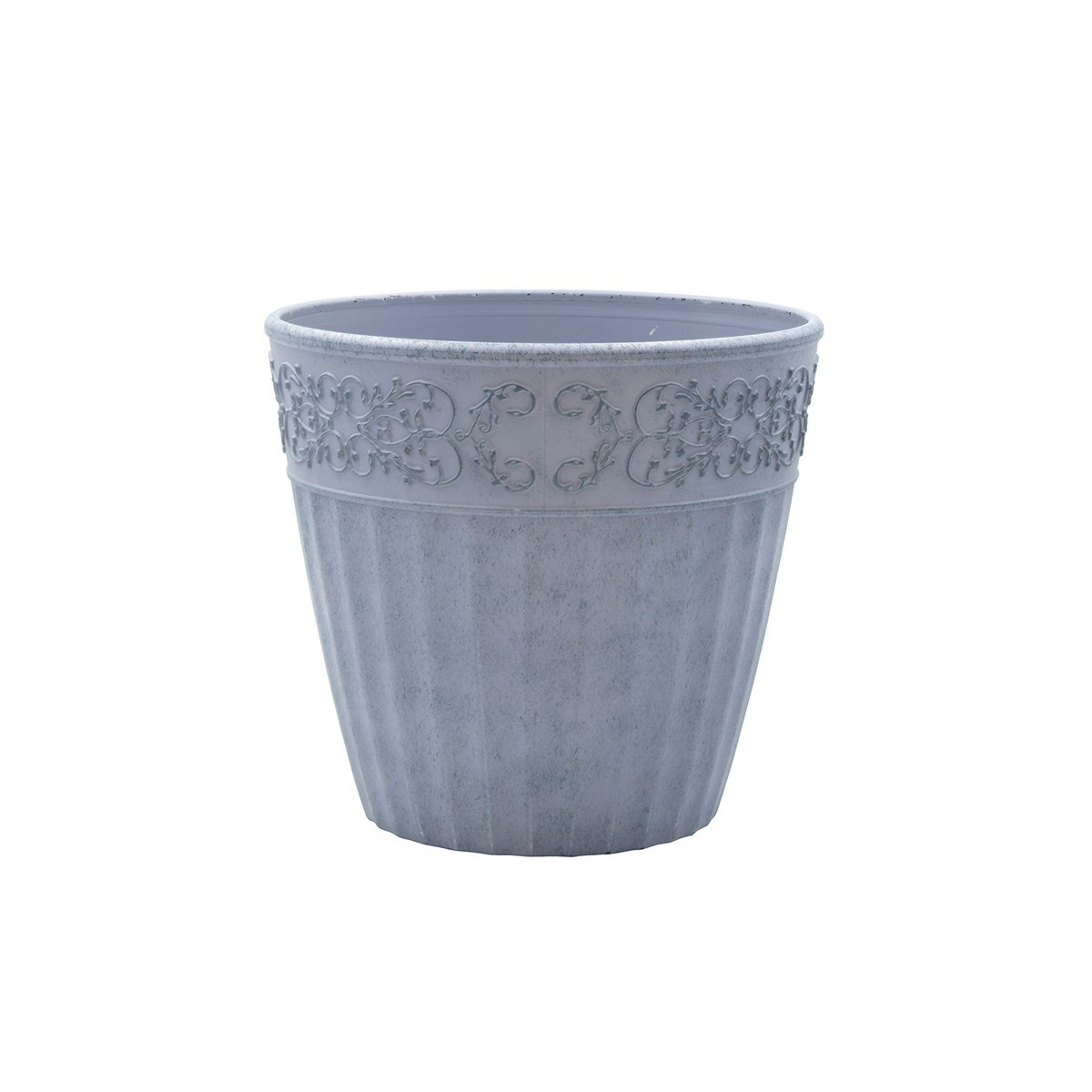 CARNAC/コレットラウンドS−GY/FC011SGY【01】【取寄】 ガーデニング用品 ポット・鉢 合成樹脂のサムネイル