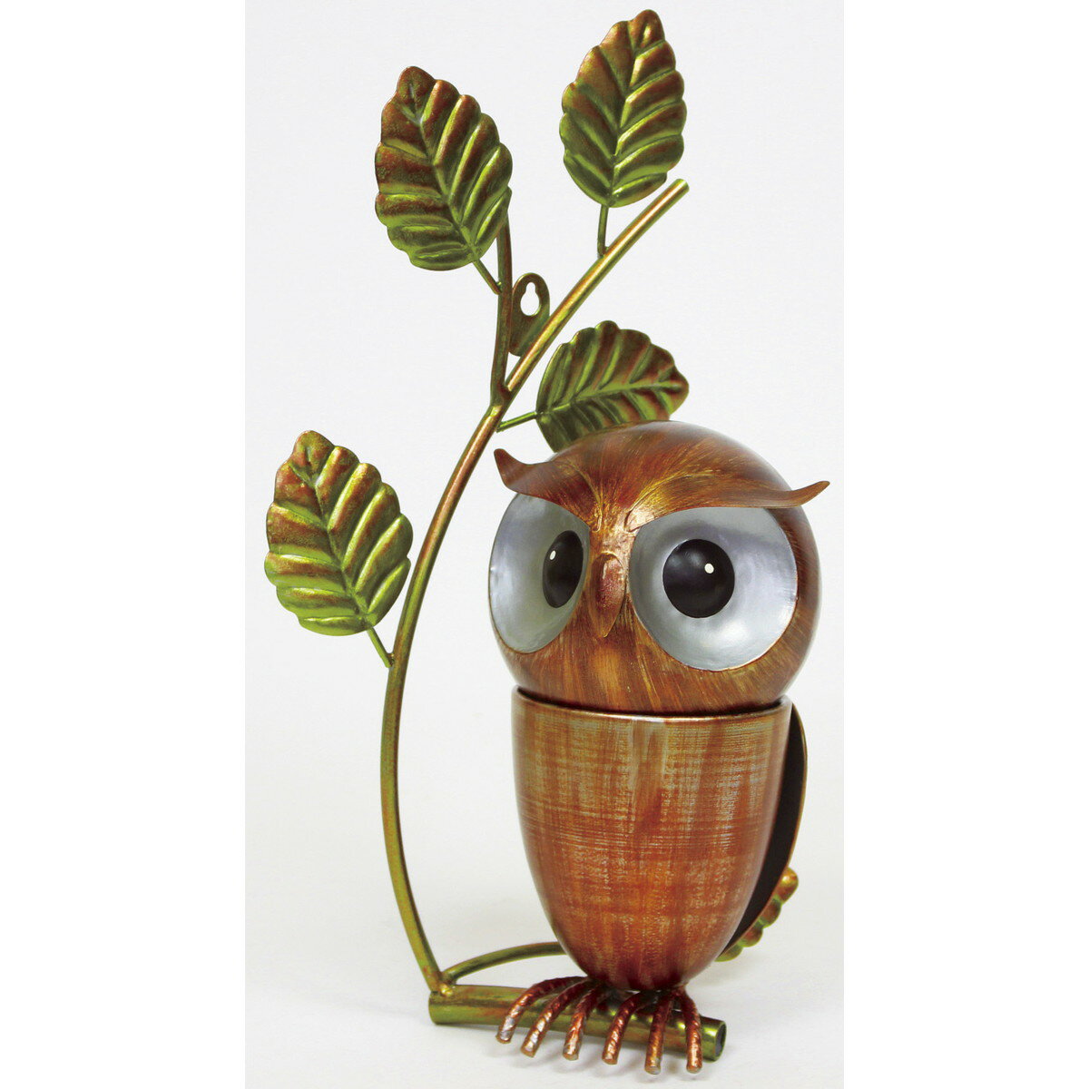 村田屋産業/ウォールオウルツリーLブラウン/4529【07】 ガーデニング・園芸用品 ガーデニング雑貨・オーナメント アイアン・ブリキ雑貨(4)