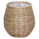 村田屋産業/ウィッカーラウンドバスケット/3941【07】 花器、リース 花かご・フラワーバスケット その他 花かご