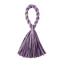 松村工芸/わらルックタッセルベースD-7 ムラサキ/25-1705-7【01】 花器、リース しめ縄・正月飾り しめ縄リース土台(紙)