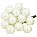 E6339 16MMパールベリ WHITE/157-6339-1【01】 花資材・フローリスト道具 フラワーピック パール・ダイヤピック
