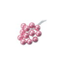 E6339 16MMパールベリー DARKPINK/157-6339-21【01】 花資材・フローリスト道具 フラワーピック パール・ダイヤピック