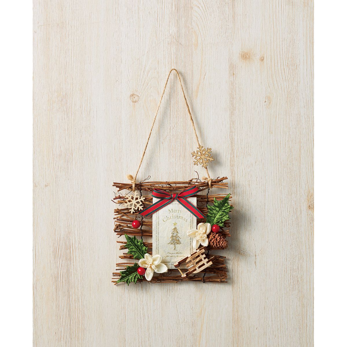 【造花】松村工芸/メリクリミニタペストリーキット/199-2201-0【01】 造花（アーティフィシャルフラワ..