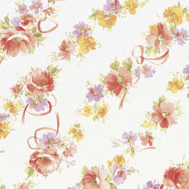 ササガワ/包装紙10枚ロール フラワーリンク 半才判/49-7585【01】 ラッピング用品 、梱包資材 ラッピングペーパー(包装紙) 包装紙(平判)