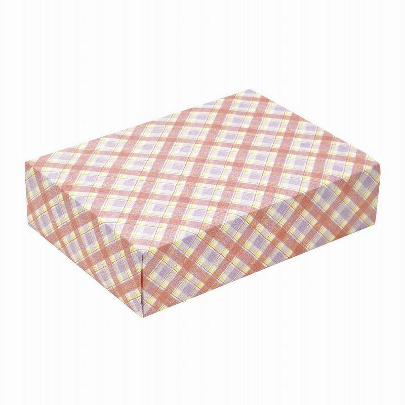 ササガワ/包装紙10枚ロール タータンチェックR半/49-7256【01】 ラッピング用品 、梱包資材 ラッピングペーパー(包装紙) 包装紙(平判)