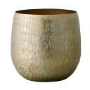 クレイ/Aluminium Pot＿28φ27H GOLD/570-012-902【01】【取寄】 花器、リース 花器・花瓶 アルミ
