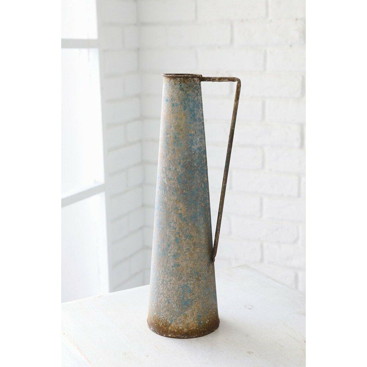 コベントガーデン/ラグーン・ハンドルベーストール/OE-43【07】 花器、リース 花器・花瓶 ブリキ・アイアン