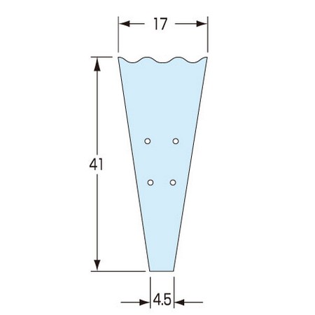 フローラパック 100枚/GF004117【01】 ラッピング用品 、梱包資材 ラッピング袋・プレゼント袋 ギフトパック