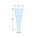 フローラパック 100枚/GF005020【01】 ラッピング用品 、梱包資材 ラッピング袋・プレゼント袋 ギフトパック