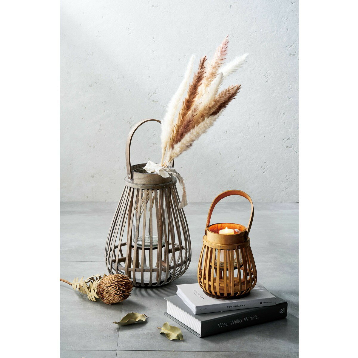 Paseo/花瓶にもなる竹製ランタン/LT-05NL【01】 キャンドルホルダー・スタンド キャンドルランタン