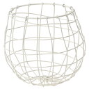 友膳/ボウルMWH/UP405【01】 花器、リース 花かご・フラワーバスケット ワイヤーバスケット