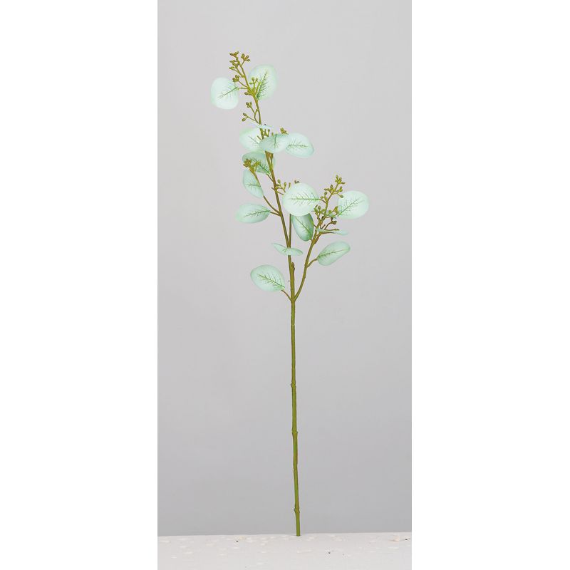 アスカ/ユーカリシードスプレー シーフォームグリーン/A-44232-59S 造花（アーティフィシャルフラワー） 造花葉物、フェイクグリーン 多肉植物