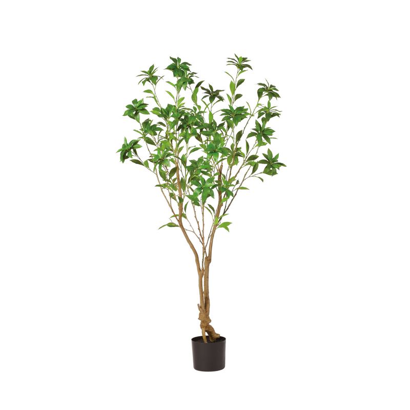 【直送】【人工観葉植物】アスカ/アセビ（ポット付） グリーン/A-51061-51A ※返品・代引・キャンセル不..
