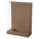 HEADS/マルチフラワークリアBOX/スタンド付−3(2セット)/MUW-F-PB3【01】 ラッピング用品 、梱包資材 ラッピング箱・ギフトボックス クリアケース(ボックス)(3)
