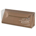 HEADS/BKFフラワークリアワイドBOX−M/斜めスタンド付(2セット/BKF-FN-FWM【01】 ラッピング用品 、梱包資材 ラッピング箱・...