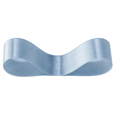HEADS/サテンリボンSMOKYBLUE25mm（1巻）/2532R【01】 リボン サテンリボン プレーンサテンリボン