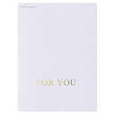 HEADS/二つ折メッセージギフトカード−3/FORYOU(20枚)/FMG-C3【01】 ラッピング用品 、梱包資材 メッセージカード グリーティ...