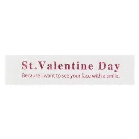 HEADS/バレンタインデイシール／布（100枚）/SV-21S【01】【取寄】 ラッピング用品 、梱包資材 バレンタインラッピング バレンタインシール