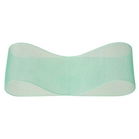 HEADS/オーガンジーリボン−アクアブルー38mm（1巻）/OR3820【01】 リボン オーガンジーリボン プレーンオーガンジーリボン