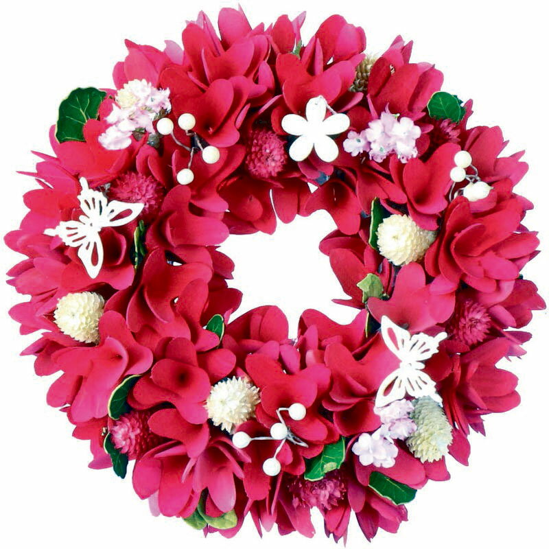 彩か/Natural Wreath/CXO-919S (S)【07】【取寄】[3個] 花器、リース フラワーリース・花リース完成品 ドライフラワーリース