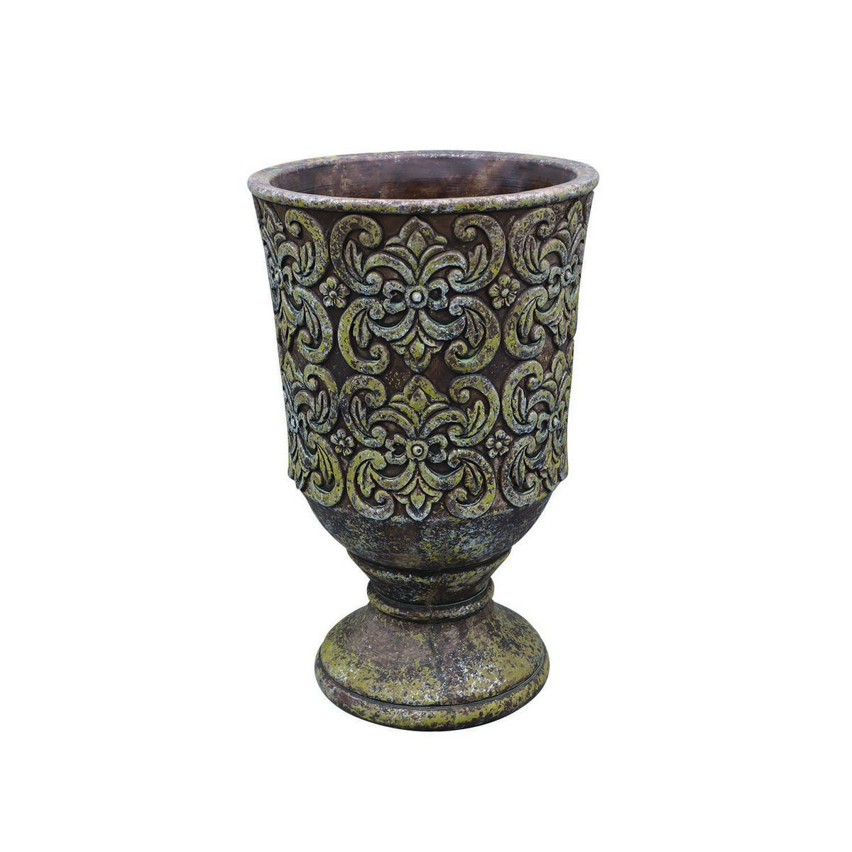 DELLKI/ローブスタンドロング L－BR/ER51BR【07】【取寄】[2個] ガーデニング用品 ポット・鉢 セメントのサムネイル