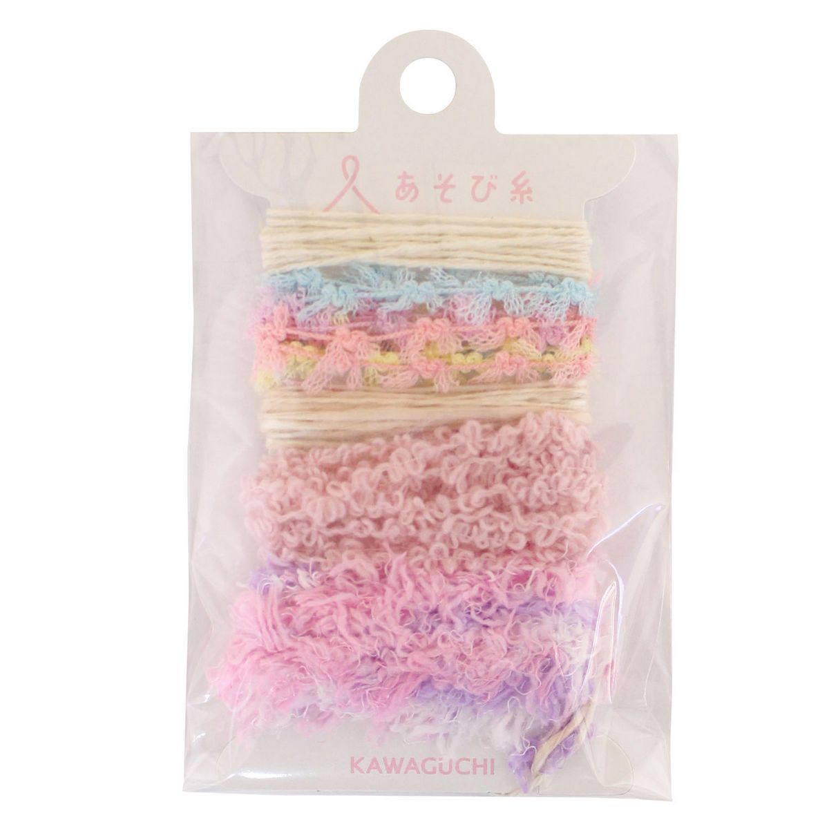 カワグチ/あそび糸 ライトピンク/TK15429【10】 手芸用品 キルト糸・ミシン糸 キルト糸 手作り 材料