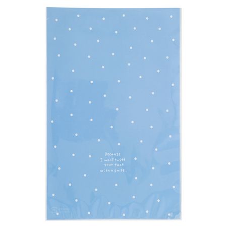 HEADS/ドットOPPギフトバッグ/ブルー−3(50枚)/LDT-OP3【01】 ラッピング用品 、梱包資材 ラッピング袋・プレゼント袋 OPP袋...