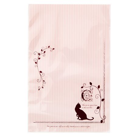 HEADS/エレガントキャットOPPギフトバッグ−3(50枚)/ELC-OP3【01】 ラッピング用品 、梱包資材 ラッピング袋・プレゼント袋 OP...