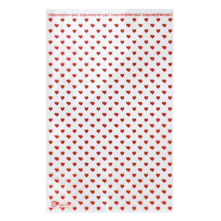 HEADS/ハートレッドOPPギフトバッグ−4(50枚)/HTR-OP4【01】 ラッピング用品 、梱包資材 ラッピング袋・プレゼント袋 OPP袋・...