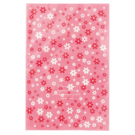 HEADS/ラブリーフラワーOPPギフトバッグ−3(50枚)/LVF-OP3【01】 ラッピング用品 、梱包資材 ラッピング袋・プレゼント袋 OPP...