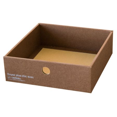 HEADS/カフェオレインナーボックス−2／こげ茶（20枚）/CAK-IB2【01】 ラッピング用品 、梱包資材 ラッ..