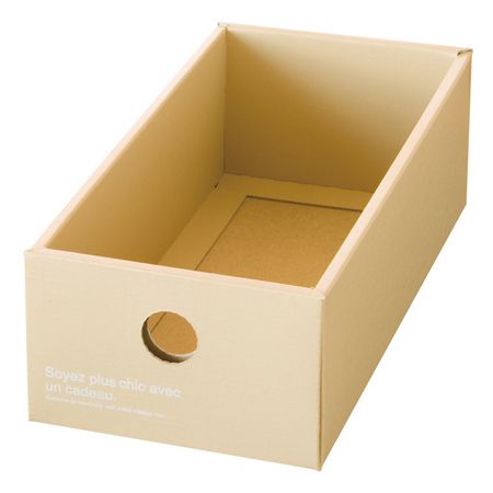 HEADS/カフェオレインナーボックス−1／ナチュラルベージュ（20枚）/CAN-IB1【01】 ラッピング用品 、梱..