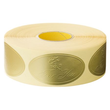 HEADS/エレガントゴールドロールシール（500枚）/FE-2RS【01】 ラッピング用品 、梱包資材 ラッピング..