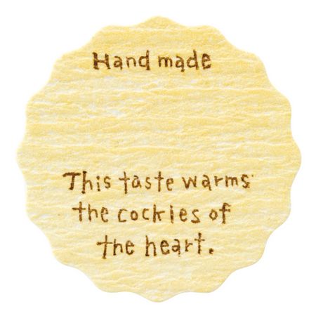 HEADS/オリジナルテイスティシール（手書）−1／アイボリー（200枚）/OTW-1S【01】 ラッピング用品 、梱..