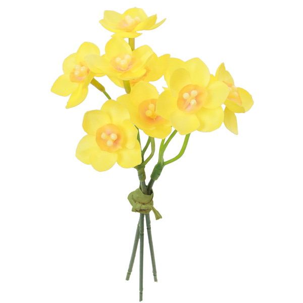 【造花】YDM/水仙ピック×3 イエロー/FS-5422Y【01】 造花（アーティフィシャルフラワー） 造花 花材「さ行」 スイセン（水仙）