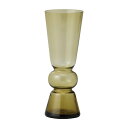 クレイ/valoa_7.5φ20H OLIVE YELLOW/777-684-300【01】 花器、リース 花器・花瓶 一輪挿し・小さい花瓶