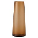 クレイ/conicaglass_10.5φ27H BROWN/777-757-200【01】 花器、リース 花器・花瓶 ガラス花器(3)