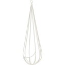 NatureDesigns/ドロップ小 40444 ホワイト【01】 花器、リース 花器・花瓶 ワイヤー花器
