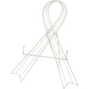 NatureDesigns/リボンイーゼル 40438 ホワイト【01】 店舗ディスプレイ・店内装飾 店舗インテリア・雑貨 イーゼル