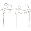 NatureDesigns/フックブランチ2 45602 グレイ【01】 花器、リース 花器・花瓶 ワイヤー花器
