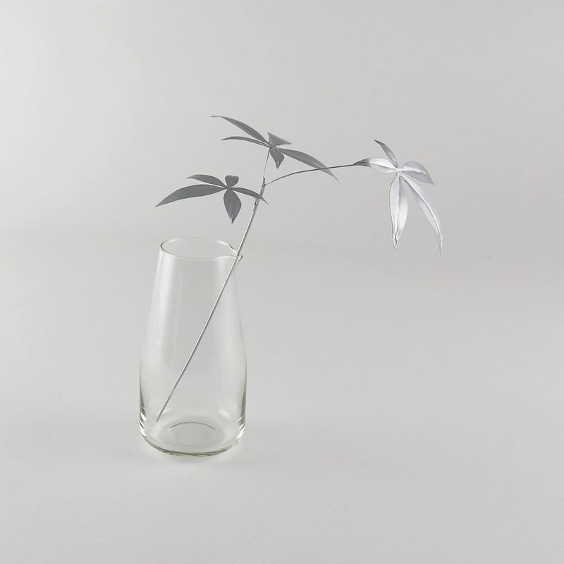 【造花】HornPlease/ブリキ素材で作った パキラ スティック（S）/423694SL【07】 造花(アーティフィシャルフラワー) 造花葉物 パキラ