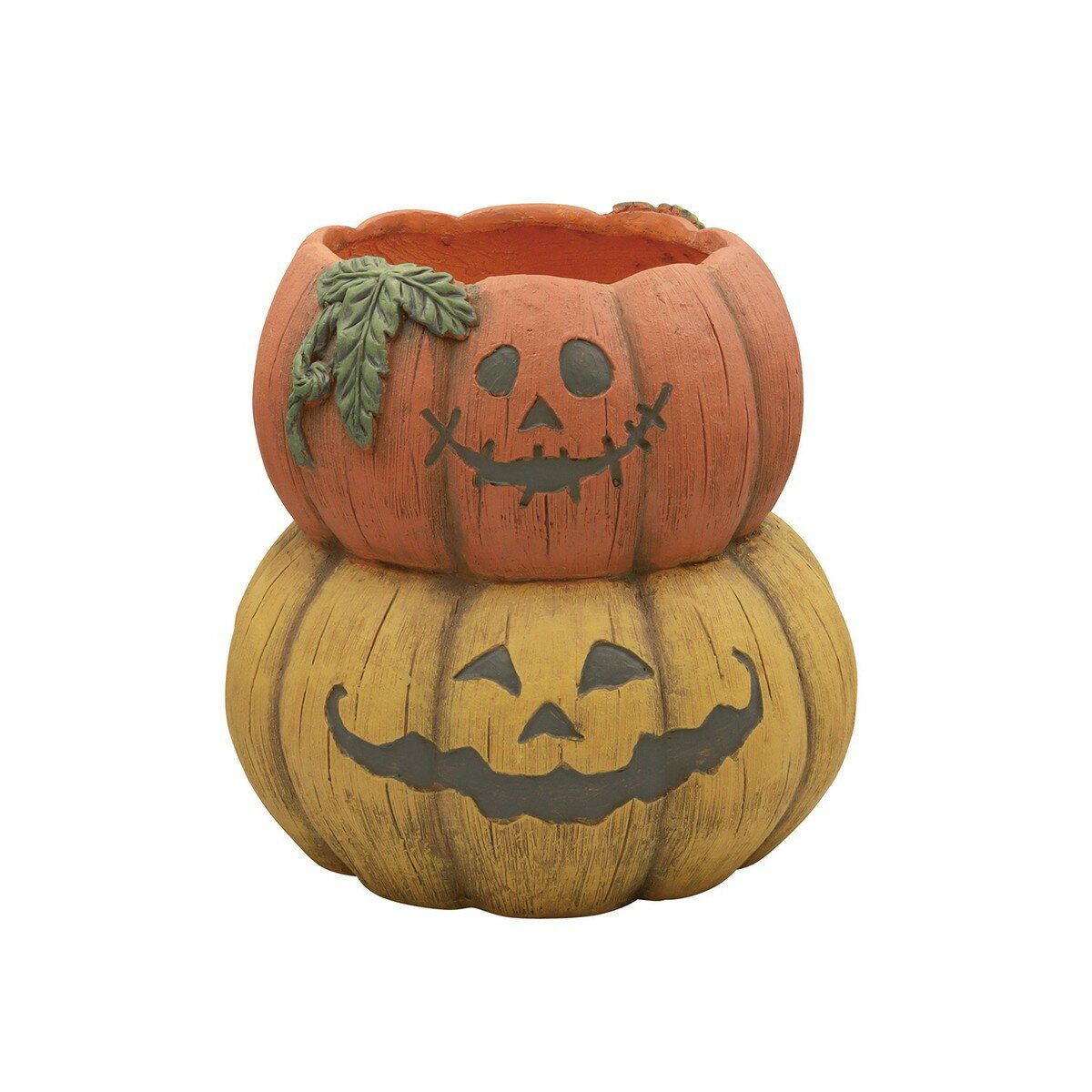 CARNAC/ジャックオーランタンD－YE イエロー×オレンジ/GFBHW05YE【01】【取寄】 ガーデニング用品 ポット・鉢 セメントのサムネイル