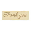 PFバルーン用転写シール Thank you 2枚/GI000380【01】 花資材・フローリスト道具 デコレーションパーツ・素材 バルーンフラワー 材料